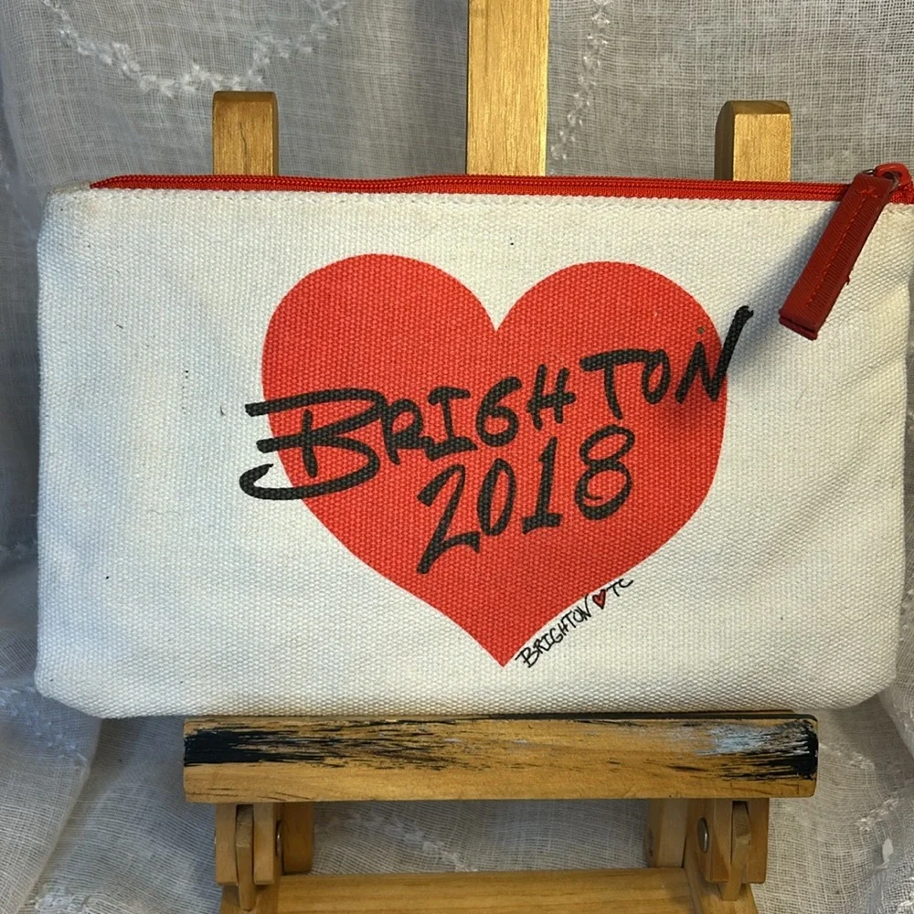 NWOT Brighton canvas pouch